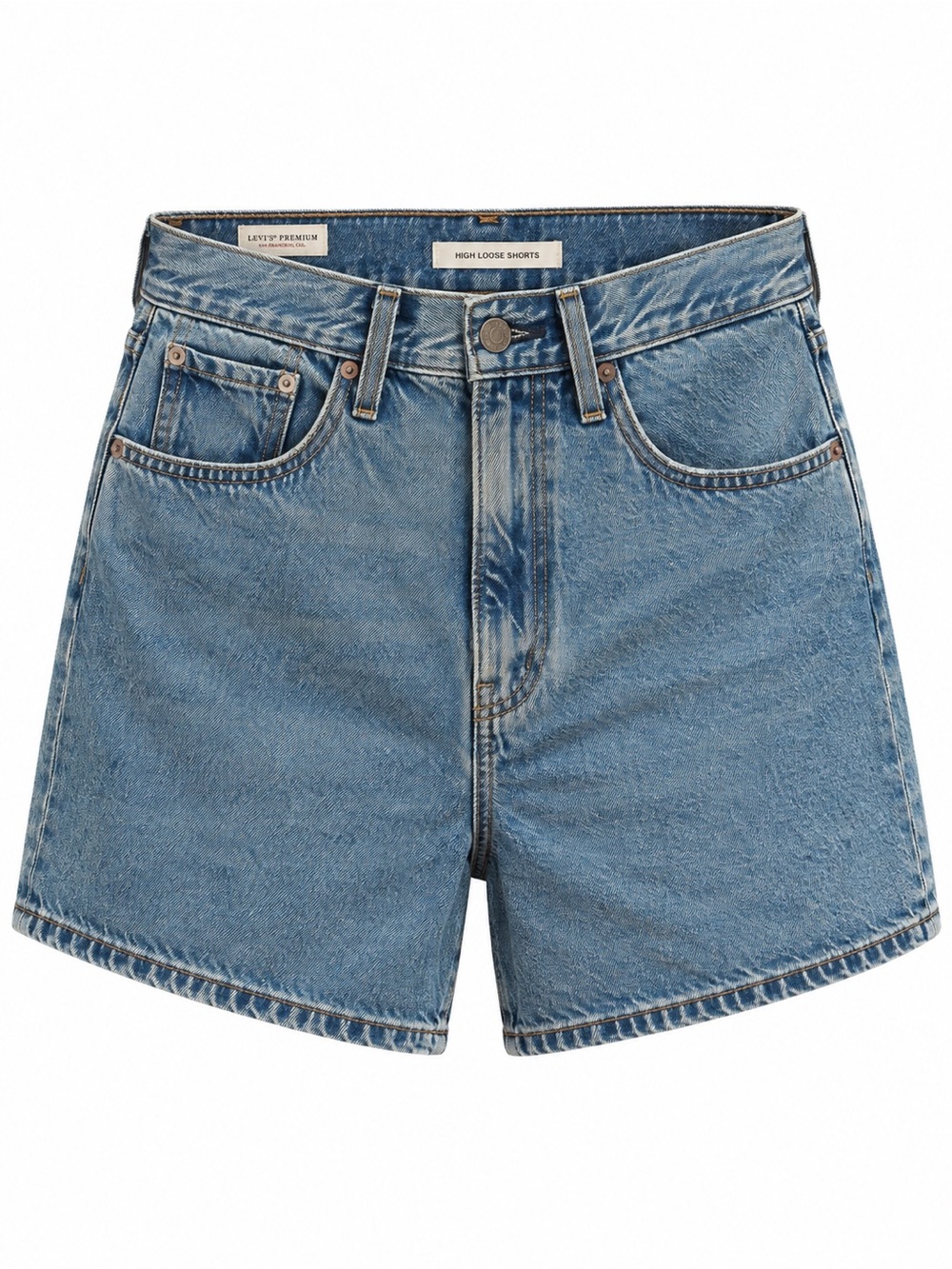 Levi's High Loose Denim Shorts